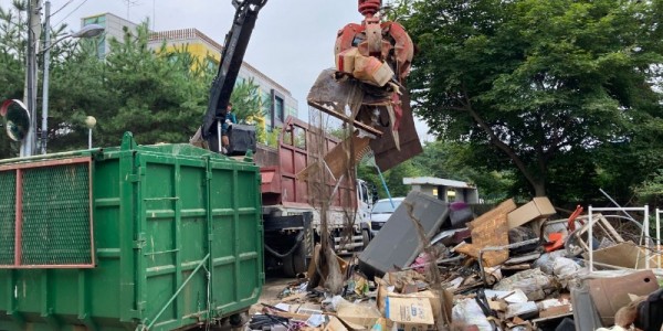 220818_수지구, 동천동 수해 폐기물 300톤 처리 완료_사진(2).JPG