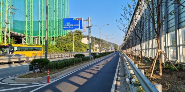 3. 용인특례시가 석성로에 1㎞의 가로숲길을 조성했다..jpg