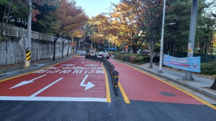 221111_학교 안전 우선 기흥구, 어린이보호구역 4곳 재정비_사진(1) 상갈초등학교 어린이보호구역(상갈중_루터대 일원).jpg