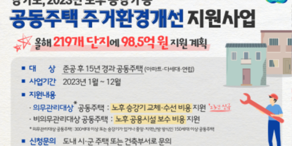 경기도 올해 노후 공동주택 219개 단지 보수비용 지원.png