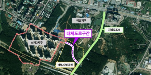 1-1. 삼가2지구 공공지원 민간임대주택 진출입로 대체도로 개설 구간.jpg