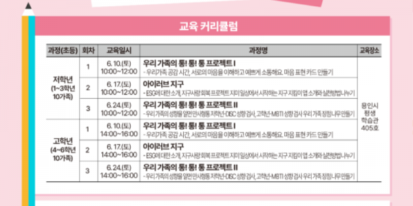 3. 가족 인성교육 프로그램 _우리가족의 통!통!통 프로젝트_ 홍보 포스터.png