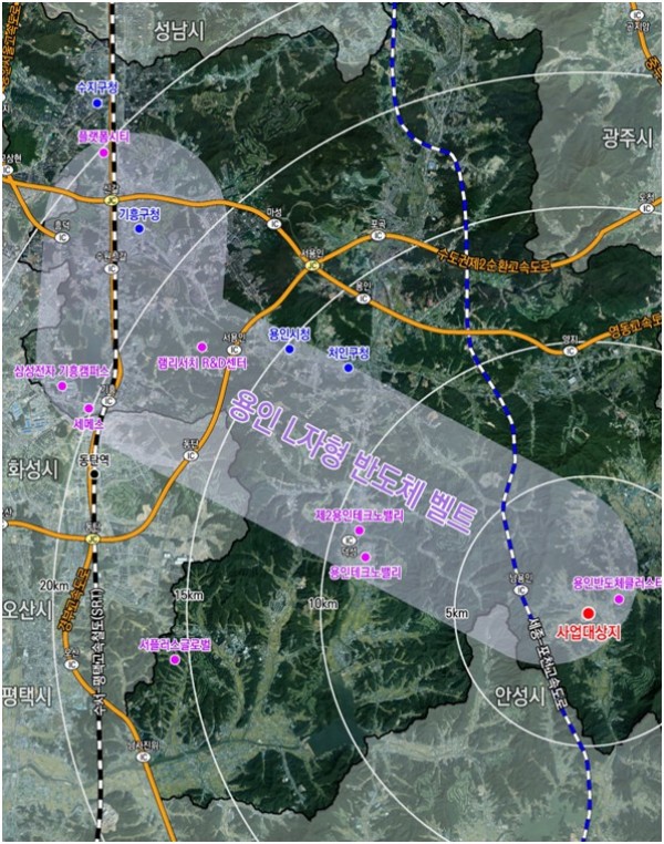1. 용인 L자형 반도체 벨트 내 용인 반도체 협력 일반산업단지 조성지 위치.jpg