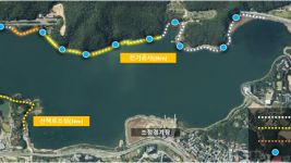 2-1. 용인특례시가 총연장 10km에 달하는 기흥구 공세동 일대 기흥저수지 순환산책로 마지막 구간의 조성을 마무리했다. 사진은 기흥저수지 조성 도면..png