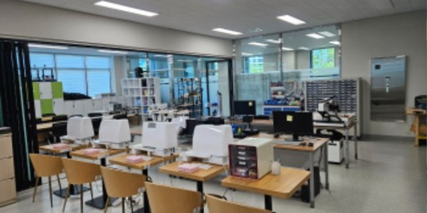 (사진) 영덕동 소공인 스타트업 허브 1층에 위치한 