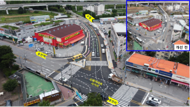 2. 용인특례시 처인구가 포곡읍 신원아파트 사거리 일원 교통체계를 개선해 교통정체 현상을 해소했다..png