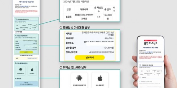 2. 용인특례시, 카카오 알림톡 서비스를 이용한 세외수입 체납 안내문 예시.jpg