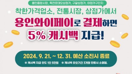 3. 전통시장, 상점가 이용시 용인와이페이 추가 캐시백 5% 지급 홍보 배너.jpg