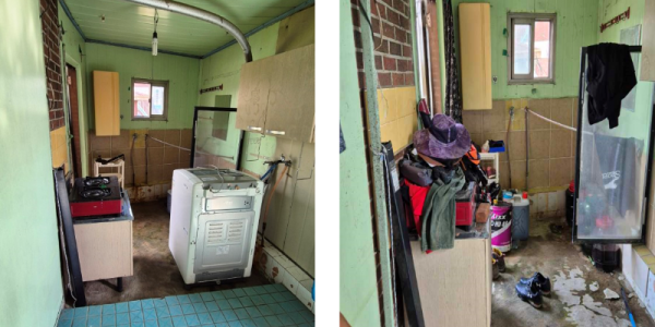 0-1. 처인구 남사읍이 지역 내 기초수급자 A씨가 거주하는 집 청소 지원사업을 진행했다. 사진은 청소 전(왼쪽)과 청소 후(오른쪽) 모습..png