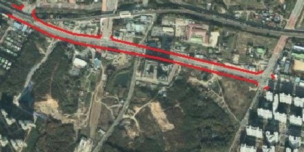 5-1. 용인특례시 현수막 제로존 시청 앞 육교 ~ 등기소 사거리 (1070m).jpg