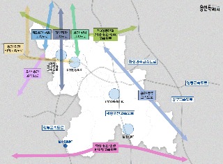 1. 용인특례시에서 추진되고 있는 8개 고속도로와 4개 나들목(IC) 위치도.jpg