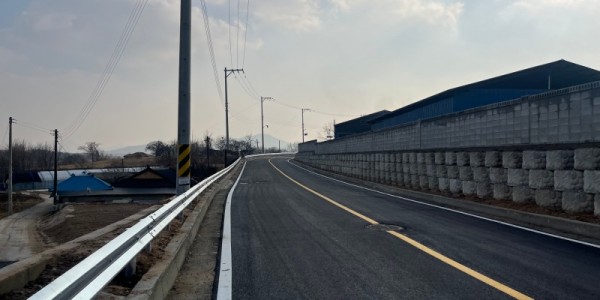 8. 용인특례시 처인구 백암면 백봉리에 개통된 농어촌도로 